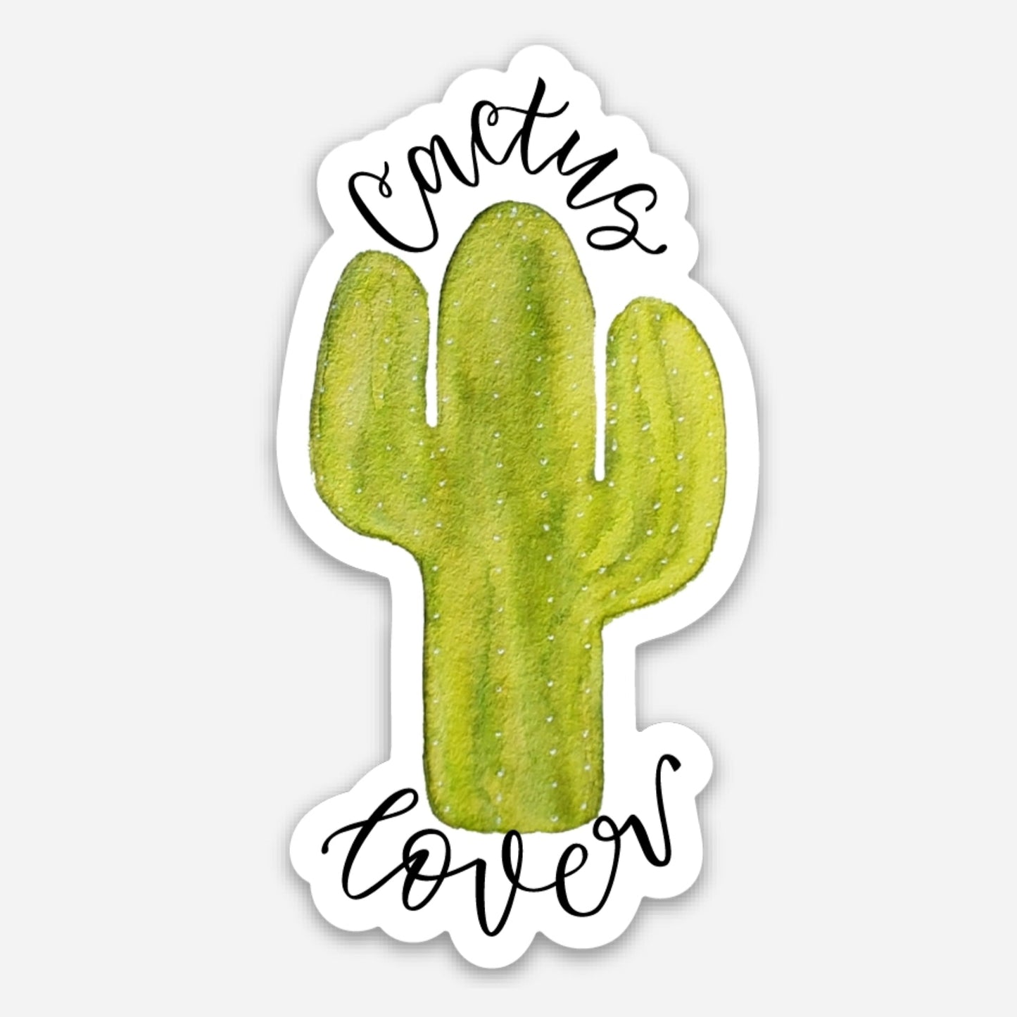 Sticker Exclusive- Cactus Lover Original Watercolor Art