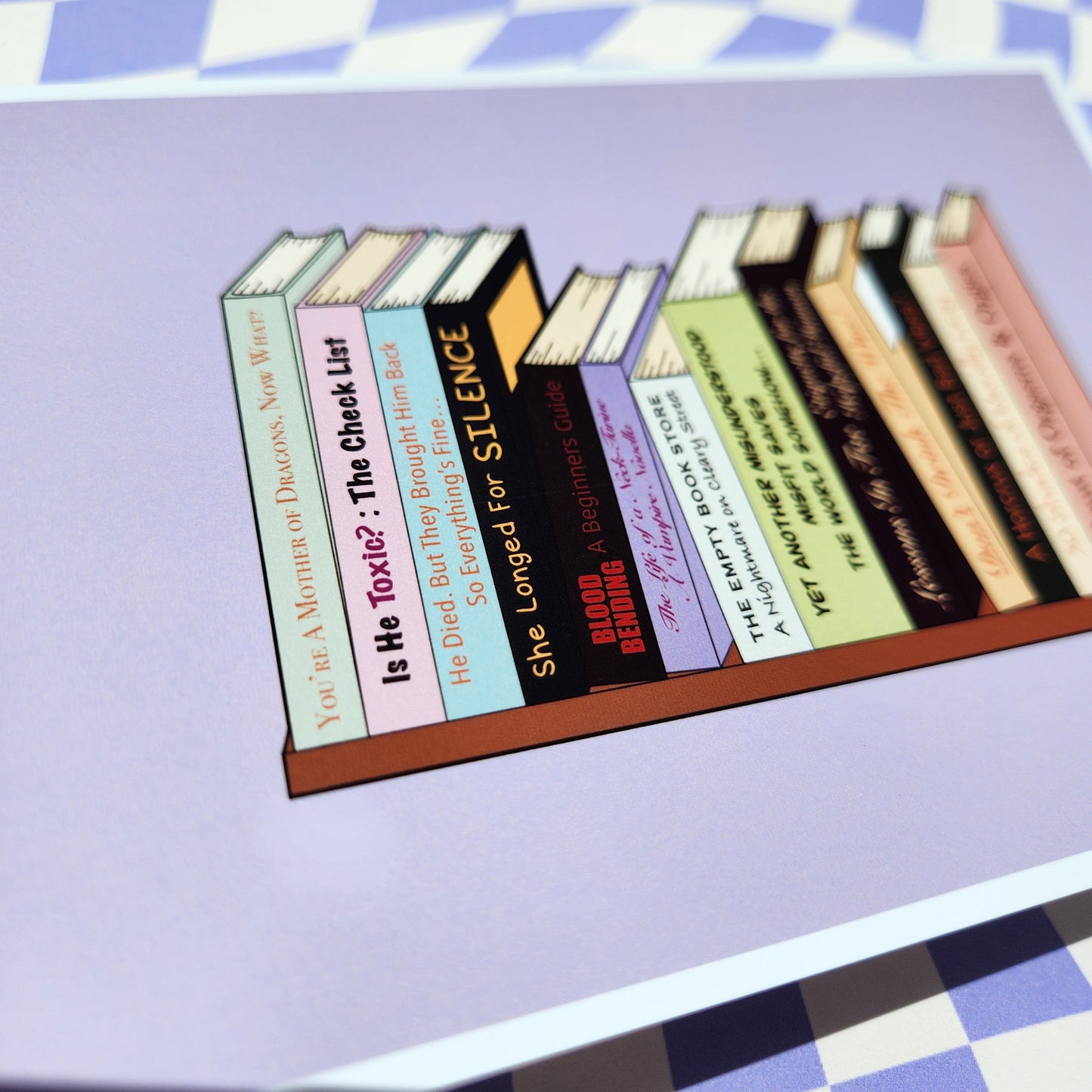 Her Bookshelf Print