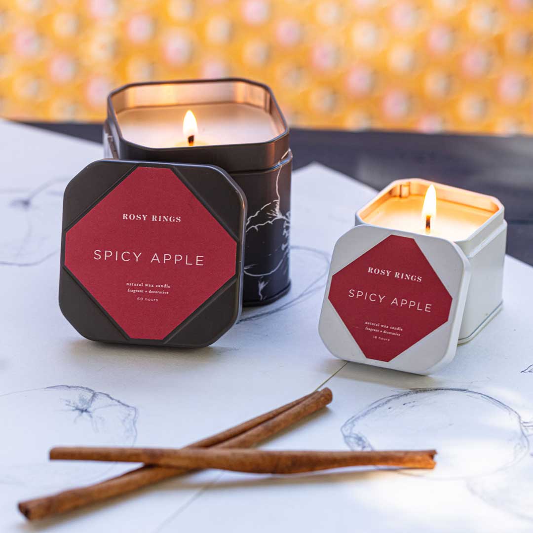Petite Tin Candle - Spicy Apple