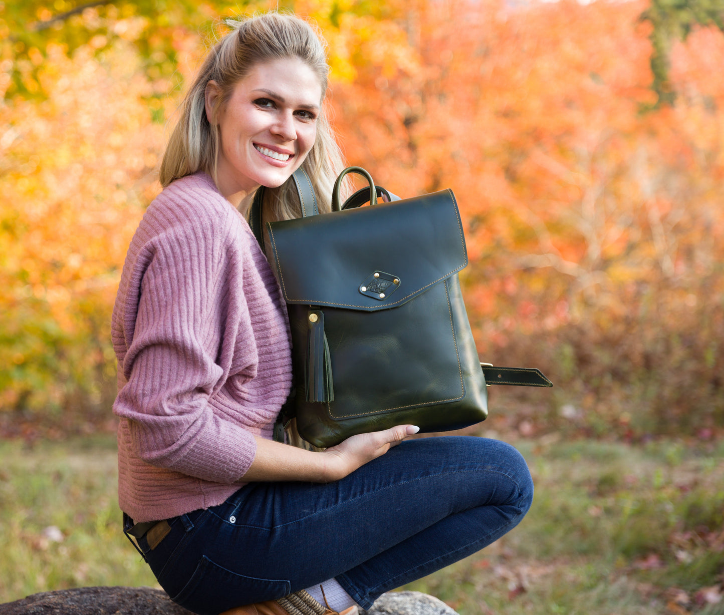 Leather Rucksack