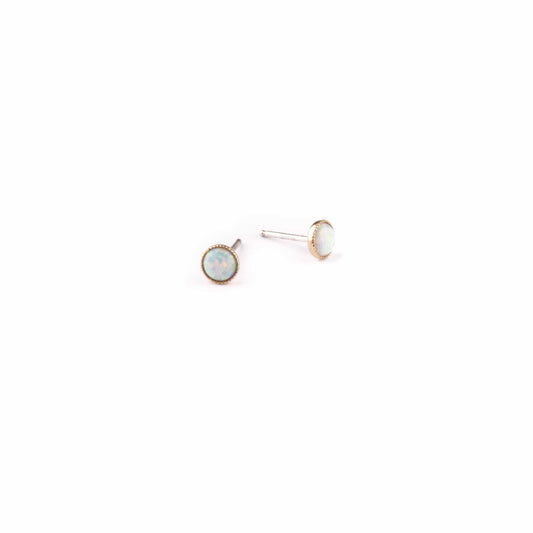 Opal Stud Earrings