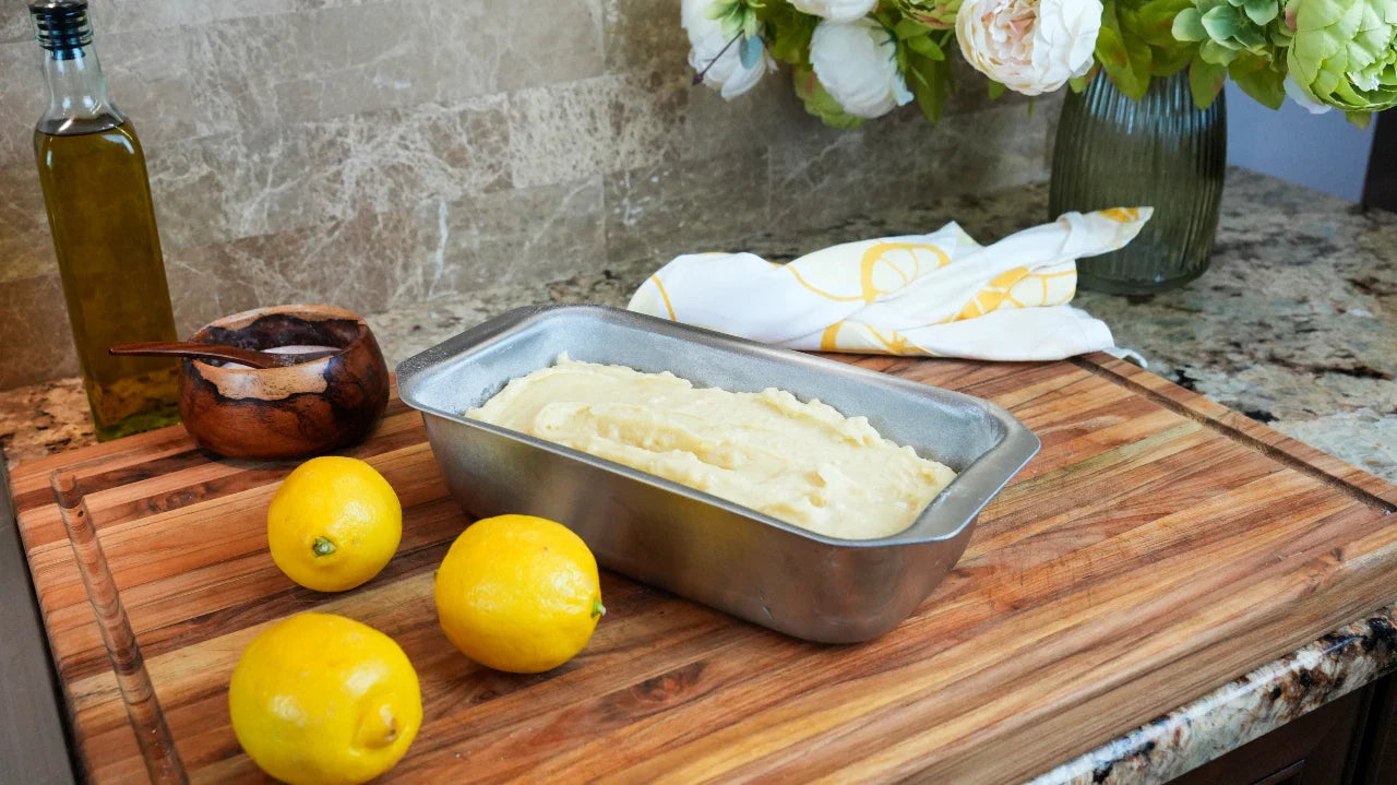 Loaf Pan with Tab Handles