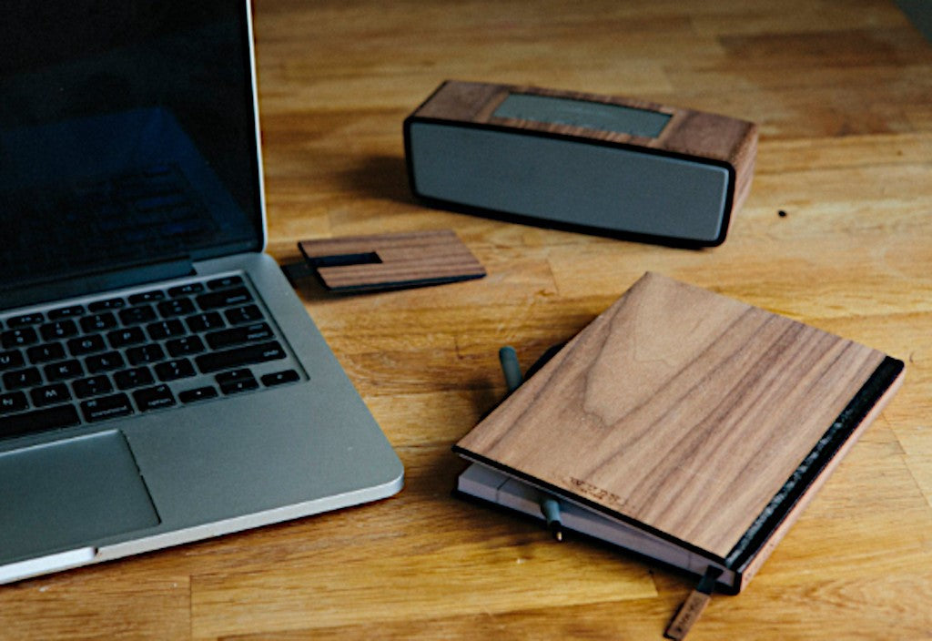 Handcrafted Wooden Journal / Planner (Compass Rose)