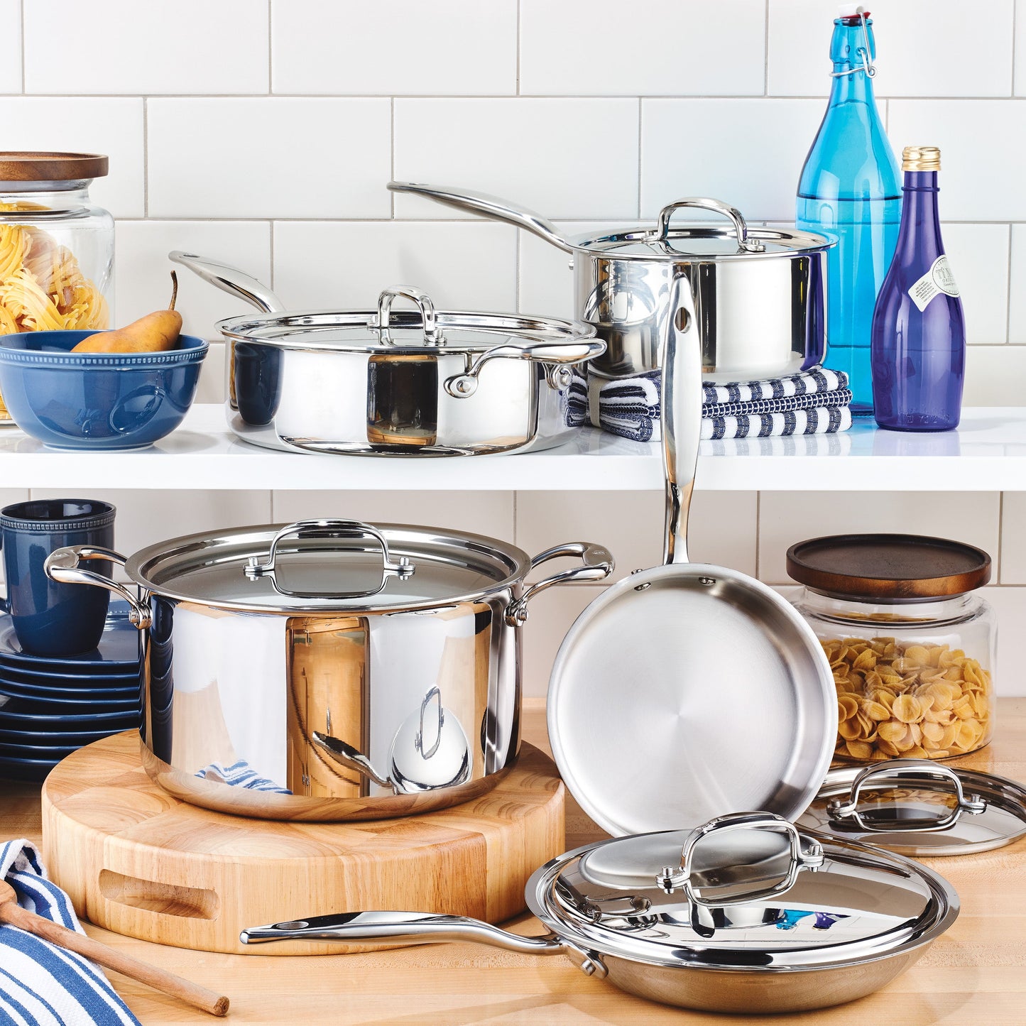 Titanium Series 10 Piece Cookware Set