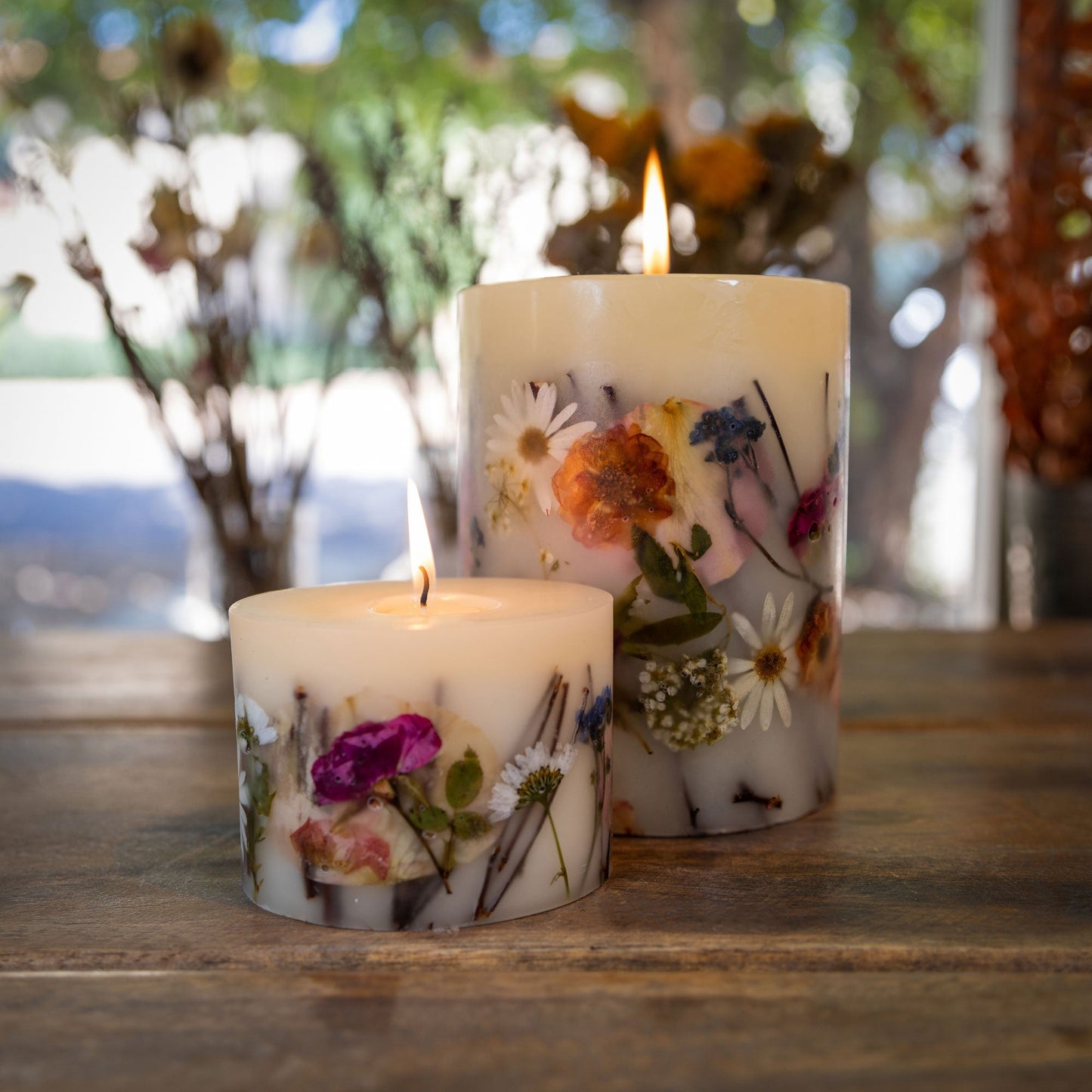 Petite Botanical Candle - Apricot Rose