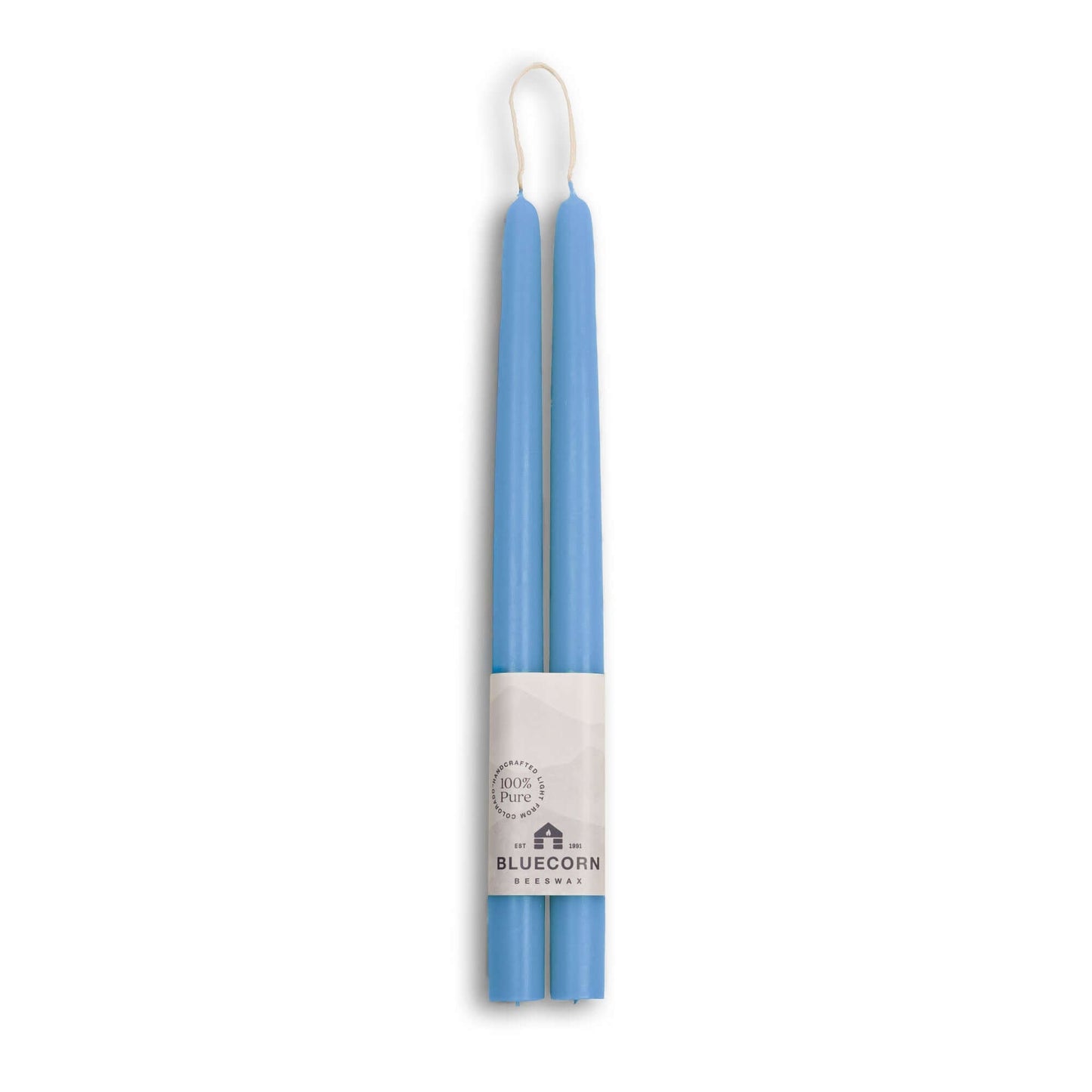 Beeswax Taper Candles - Hand-Dipped - 1 Pair