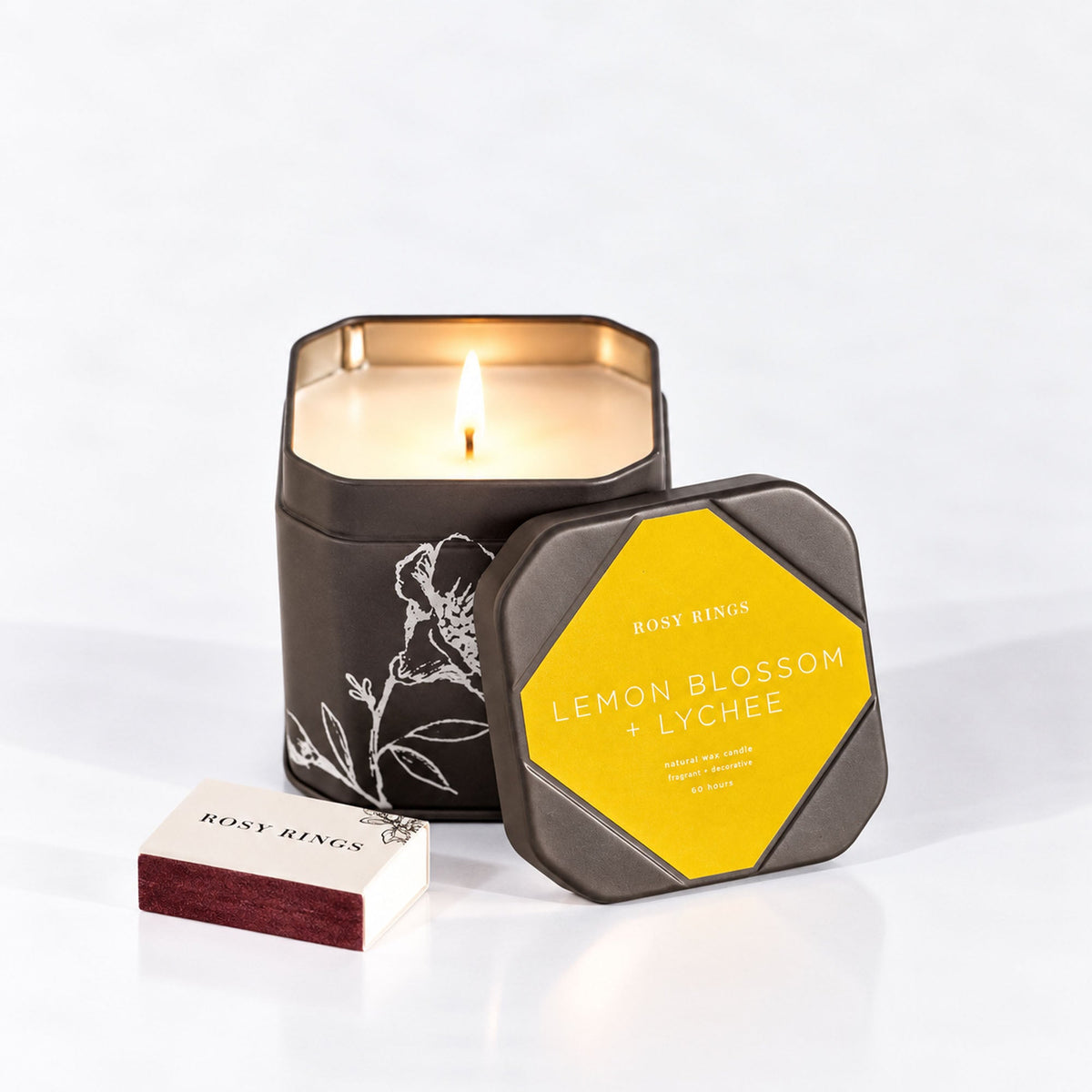 Accent Tin Candle - Lemon Blossom