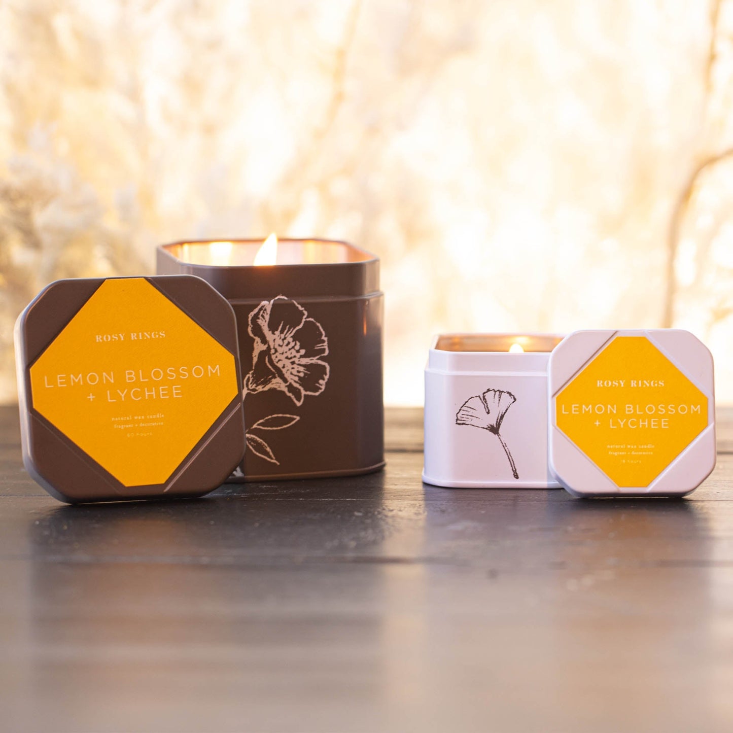 Accent Tin Candle - Lemon Blossom