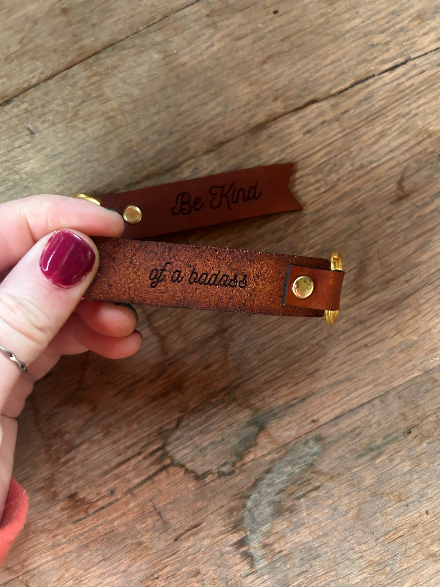 Be Kind ...of a Badass Keychain