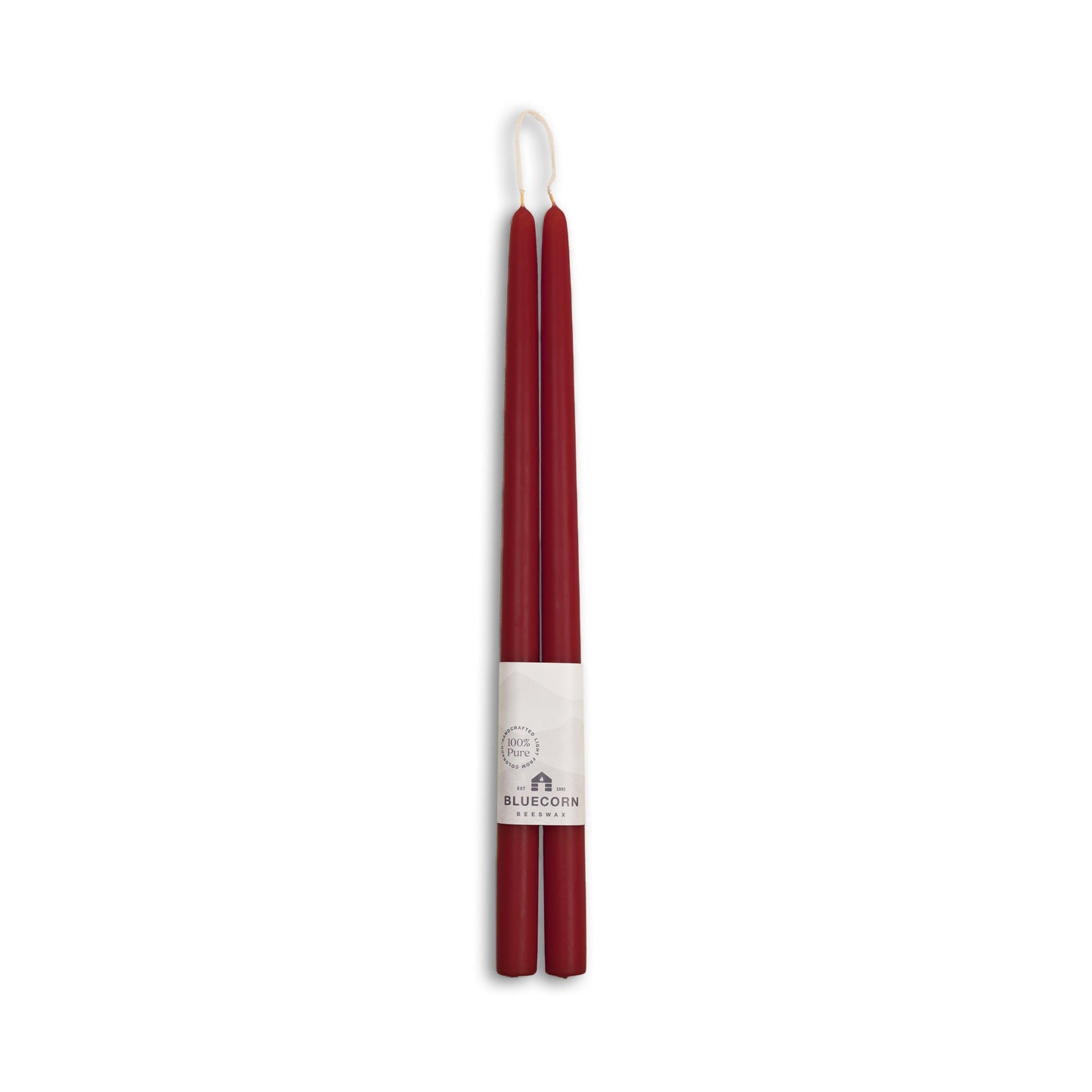 Beeswax Taper Candles - Hand-Dipped - 1 Pair