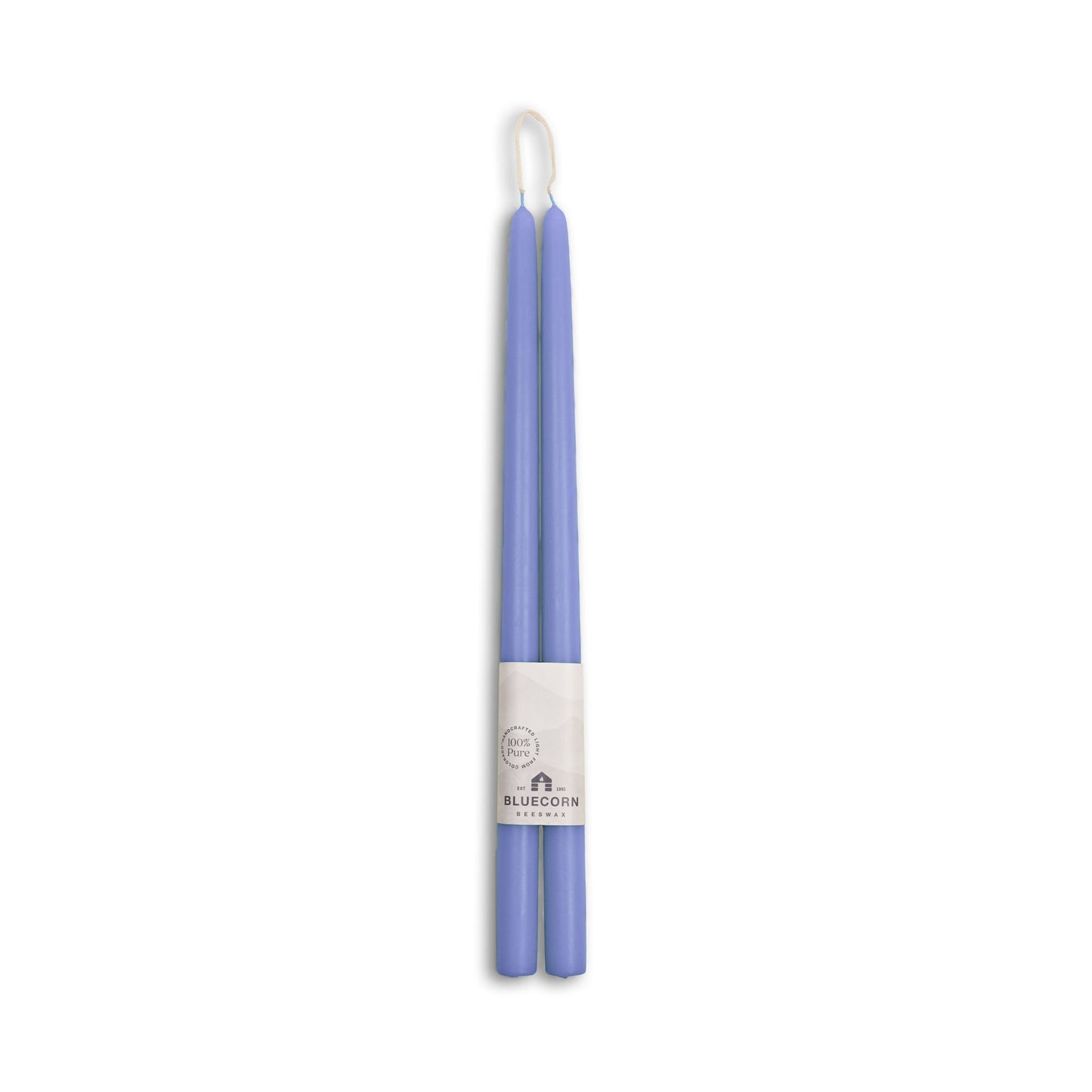 Beeswax Taper Candles - Hand-Dipped - 1 Pair