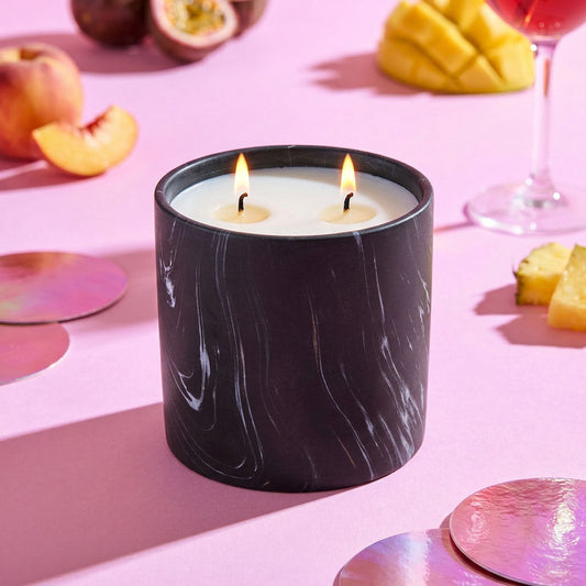 Passionate Fruit Black Marquina Candle 17oz