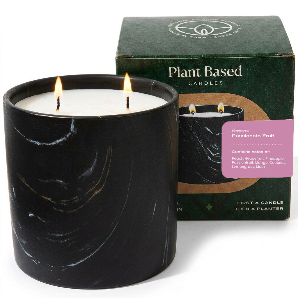 Passionate Fruit Black Marquina Candle 17oz