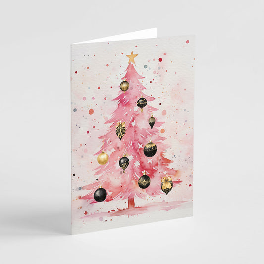 Christmas Tree Greeting Cards, Set of 24
