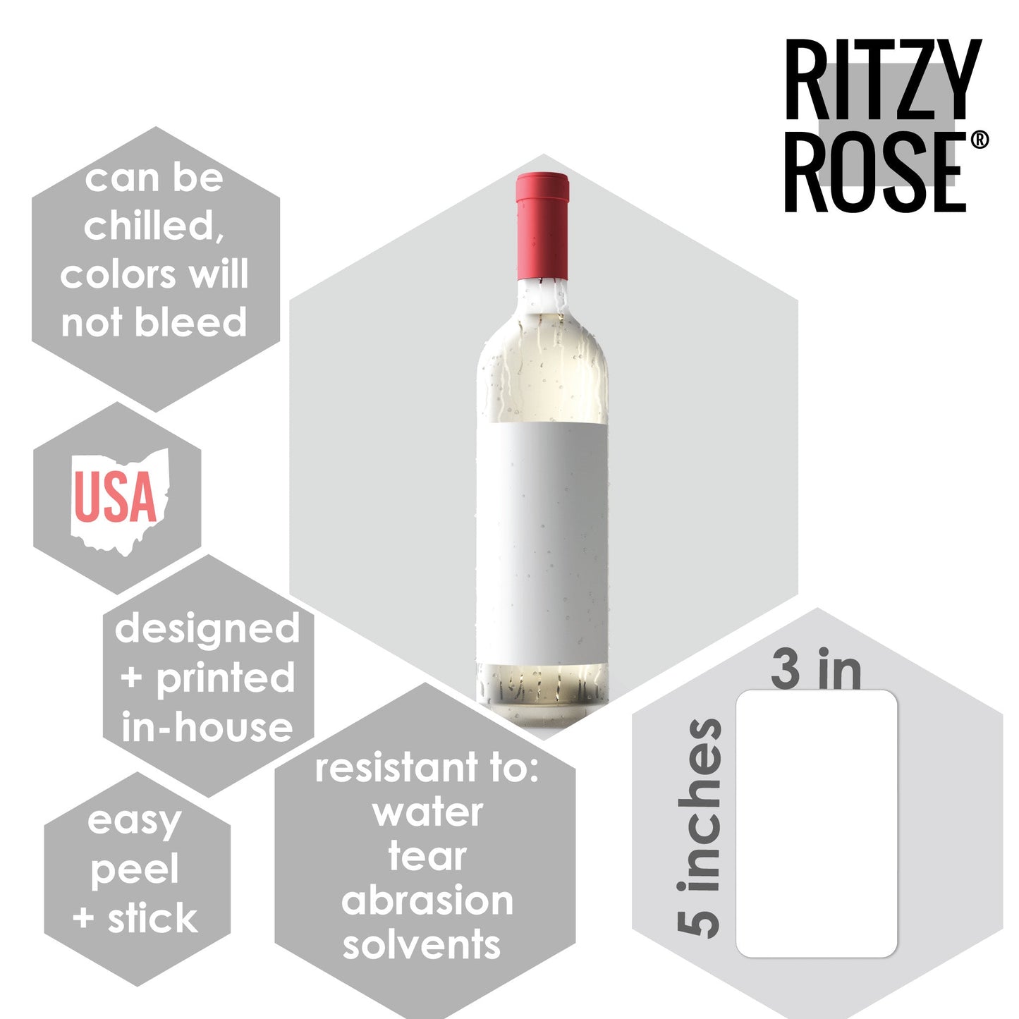 Anniversary Wine Label, Cheers to 10 Years