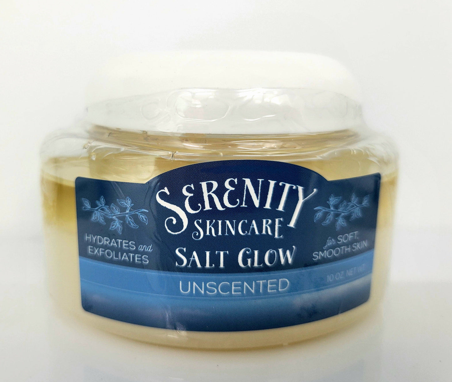 Unscented Salt Scrub - Gentle Exfoliating Scrub by Serenity Acres Farm™