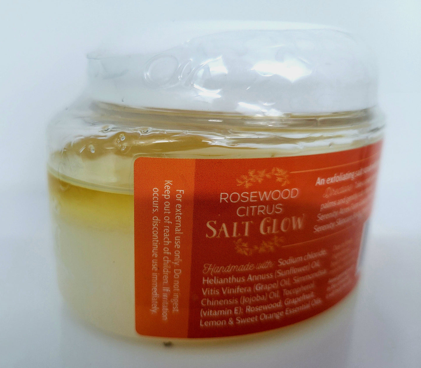 Rosewood Citrus Exfoliating Scrub –  Citrus Salt Glow | Serenity Acres Farm™