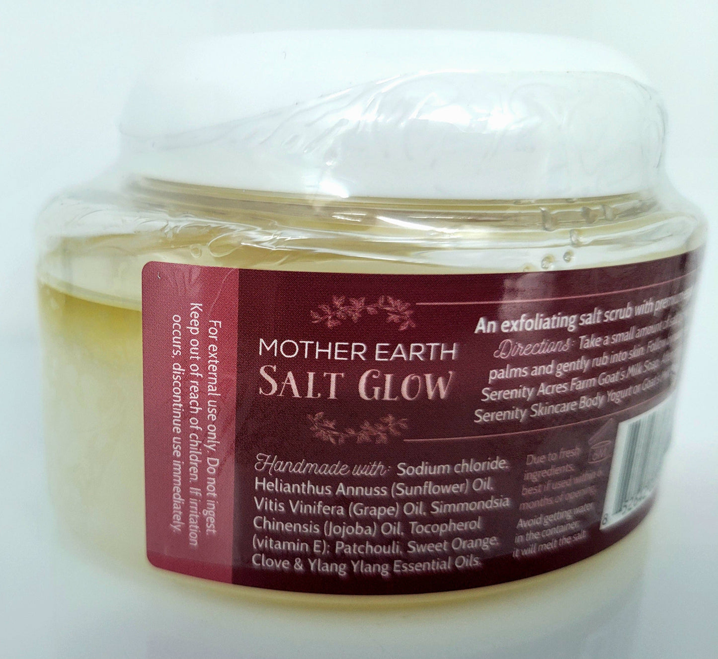 Mother Earth Salt Glow Herbal Exfoliating Scrub - Serenity Acres Farm™