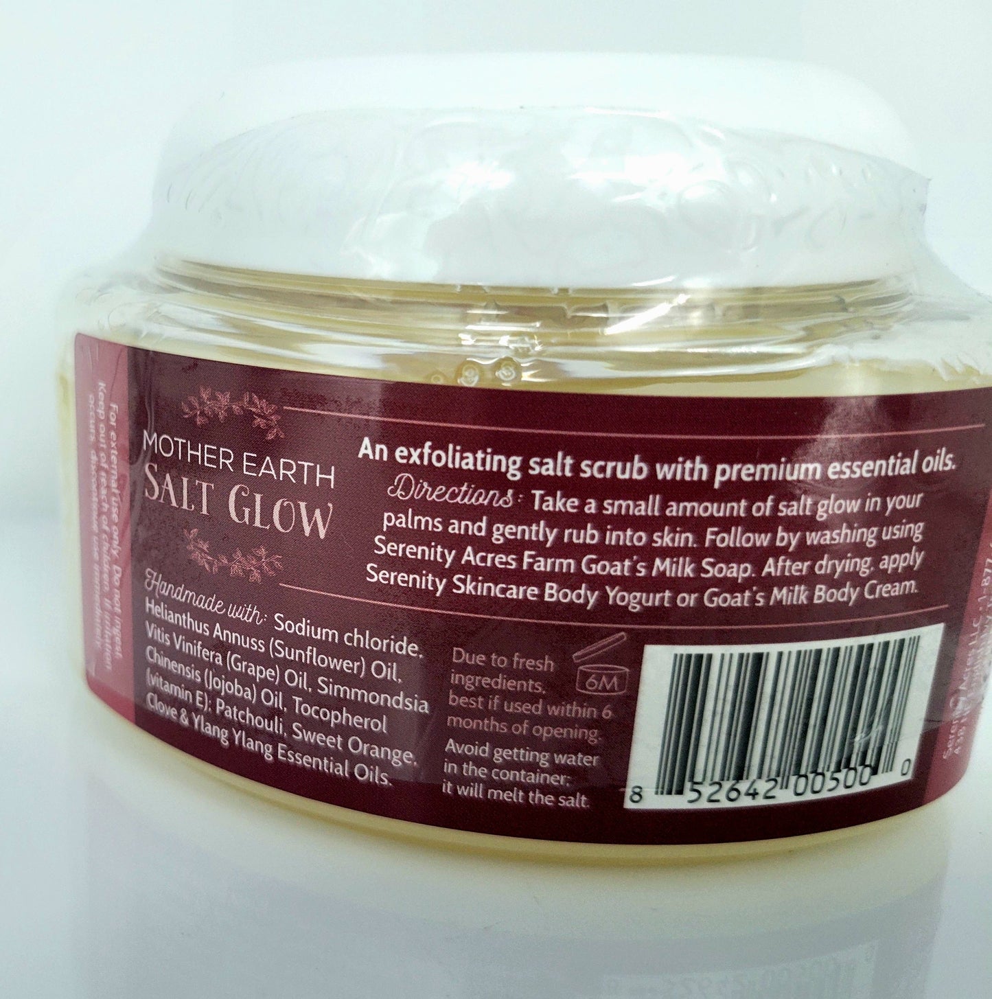 Mother Earth Salt Glow Herbal Exfoliating Scrub - Serenity Acres Farm™