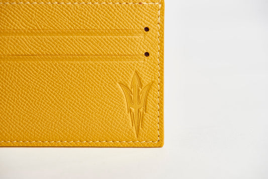 🟡 ASU Gold Epsom Leather Card Case