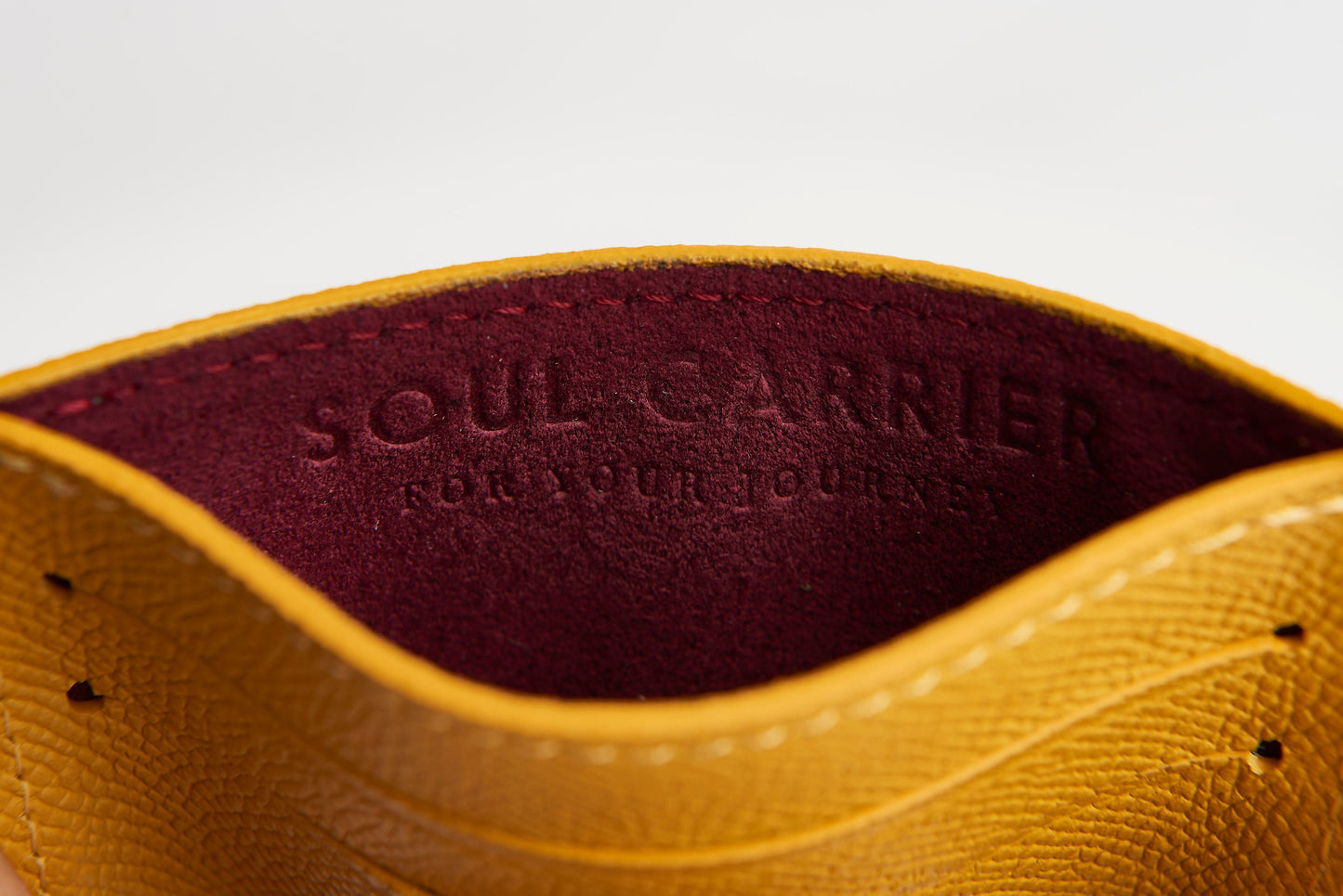 🟡 ASU Gold Epsom Leather Card Case