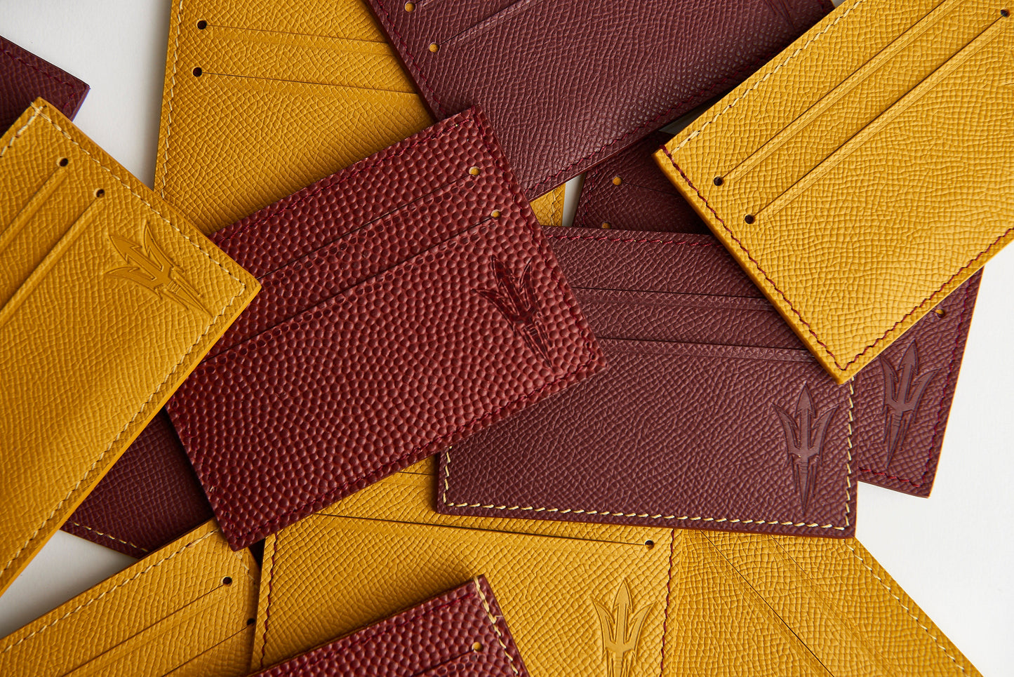 🟡 ASU Gold Epsom Leather Card Case