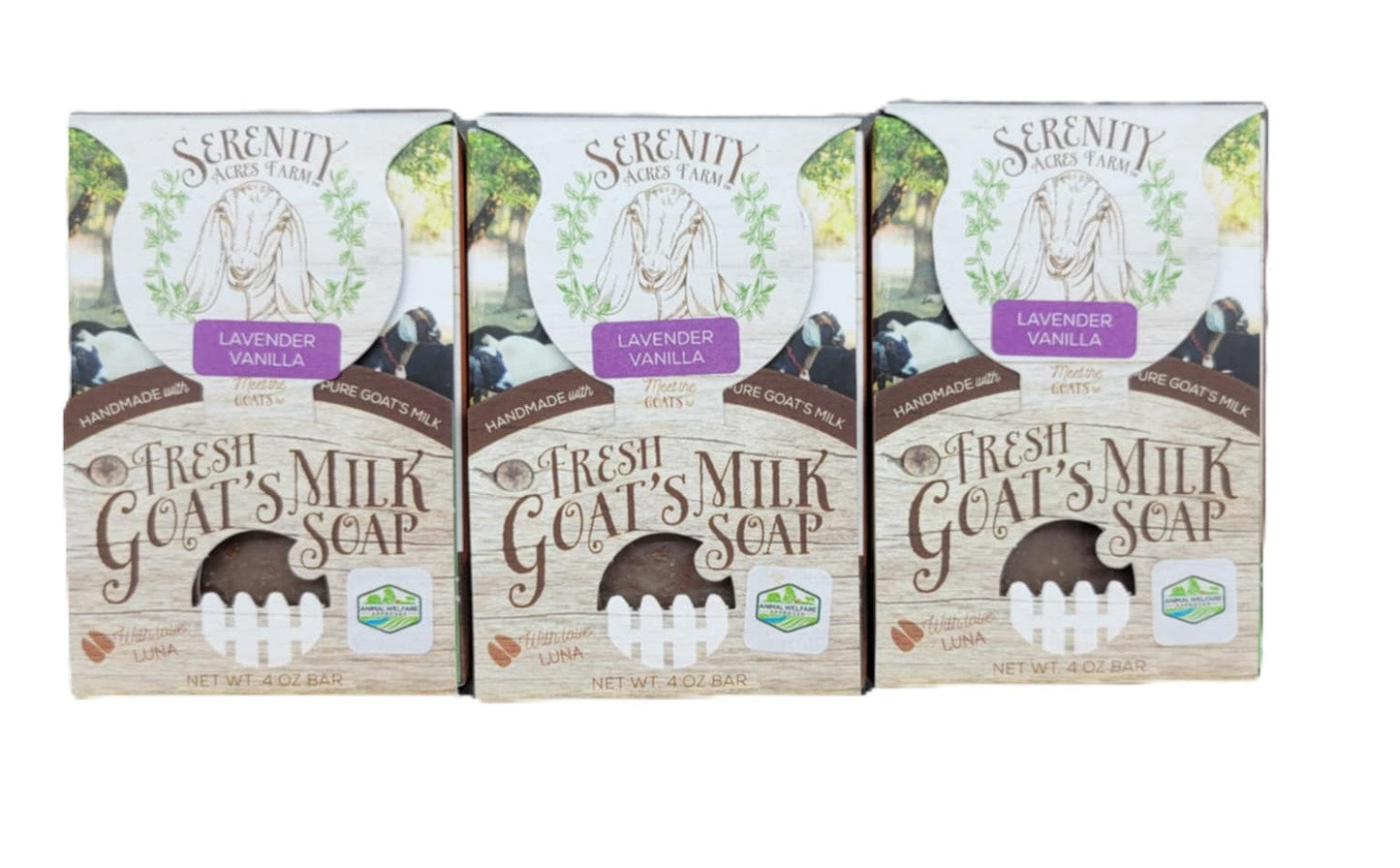 Lavender Vanilla Goat Milk Soap - Relaxing & Creamy from Serenity Acres Farm™