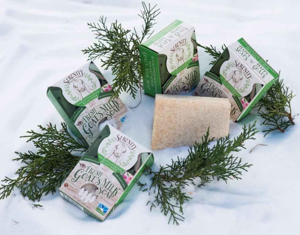 Eucalyptus Rosemary Goat Milk Soap | Sea Salt & Mineral-Rich | Serenity Acres Farm™