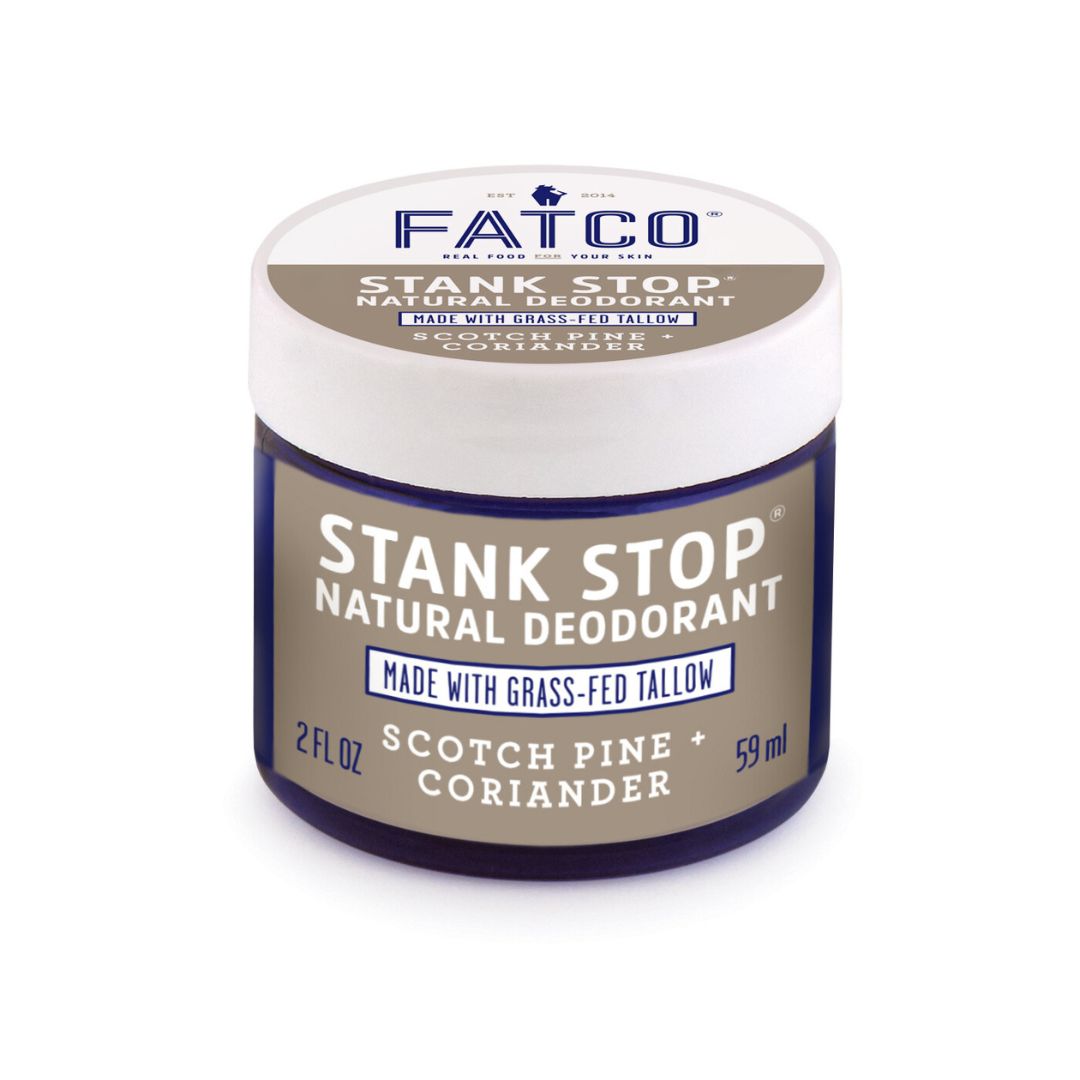 Stank Stop Cream Deodorant, Scotch Pine+Coriander, 2 Oz