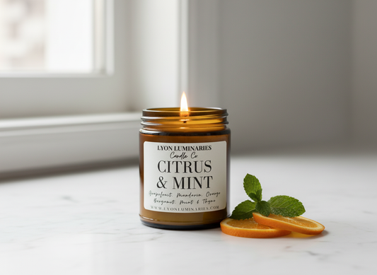 Citrus & Mint Soy Blend Candle
