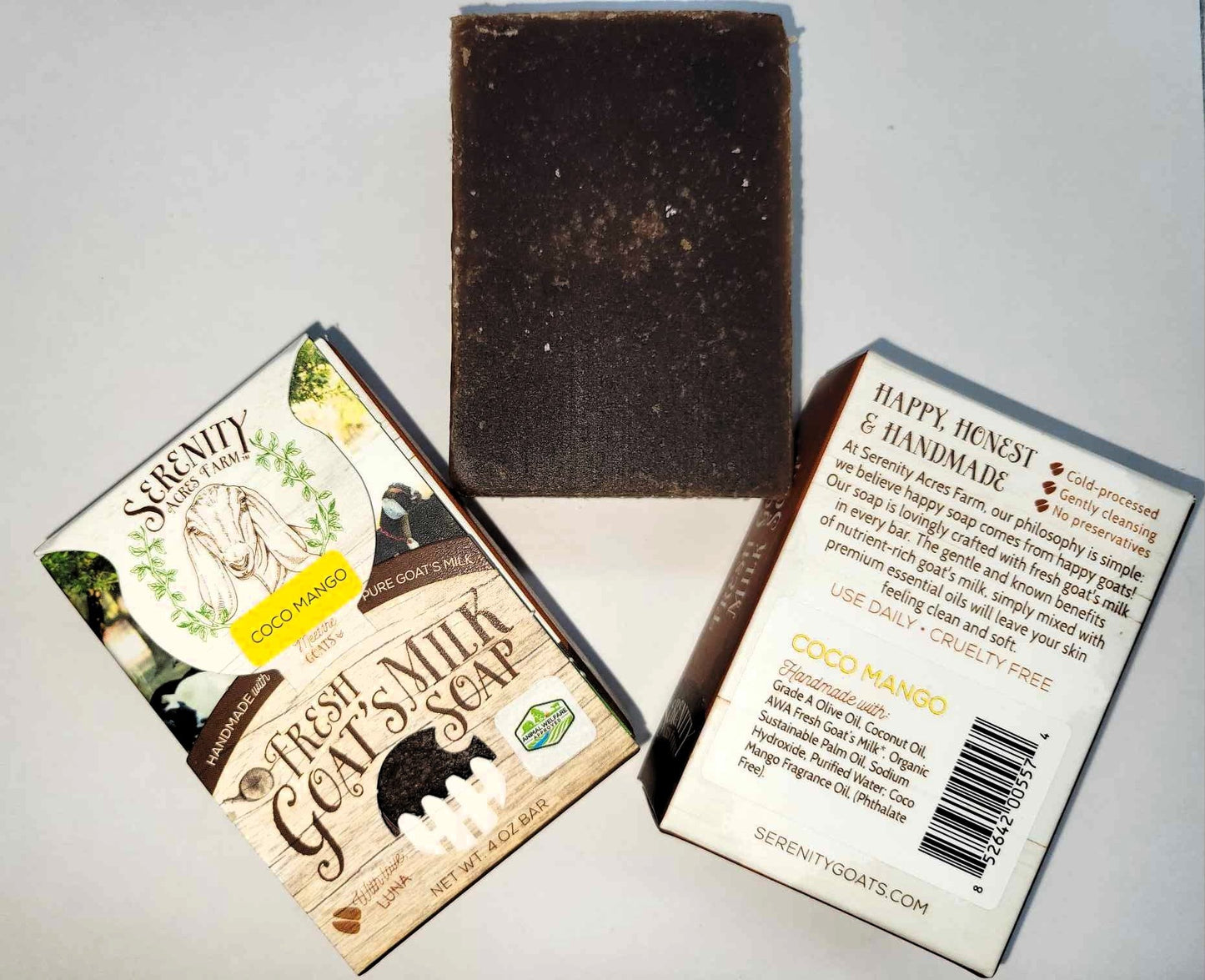 Coco Mango Goat Milk Soap - Tropical Hydration from Serenity Acres Farm™