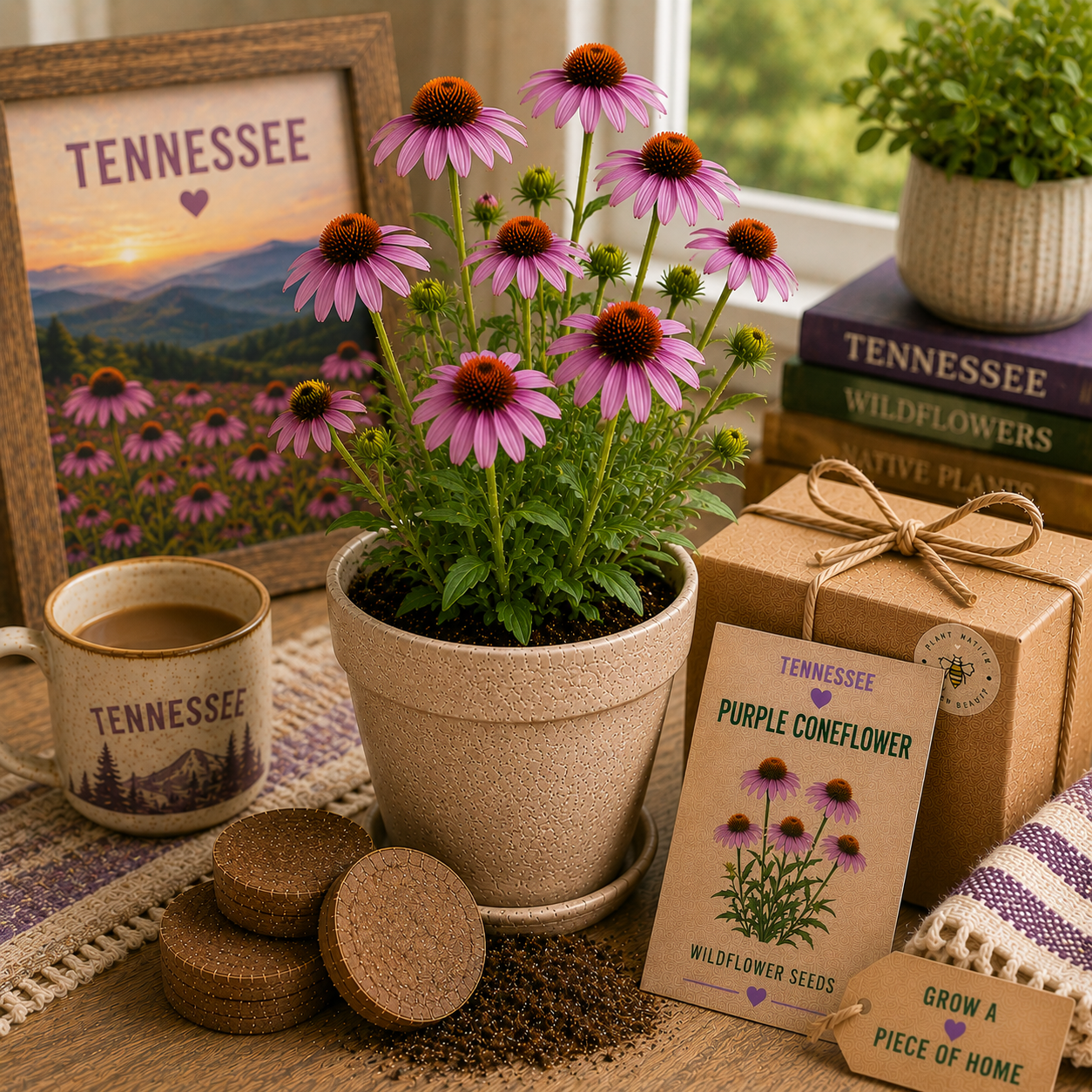Tennessee Purple Coneflower Wildflower Grow Kit