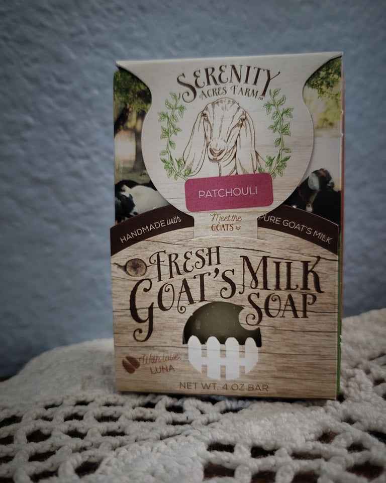 Patchouli Goat Milk Soap - Earthy & Grounding Cleanser | Serenity Acres Farm™