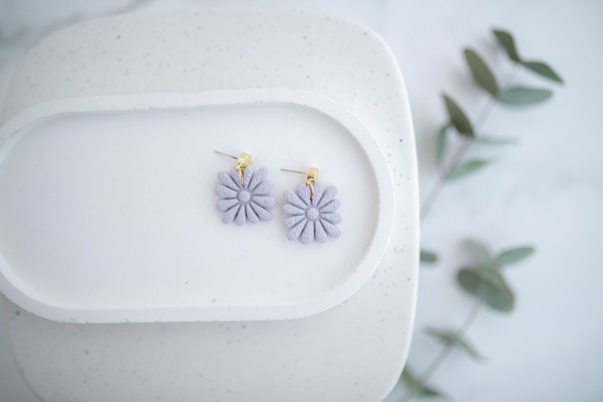 Clay Earrings | Flower Dangles | Spring Fling Collection