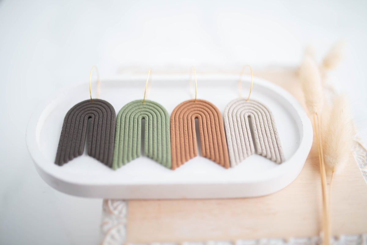 Clay Earrings | Cozy Arches | Cozy Cowgirl Collection
