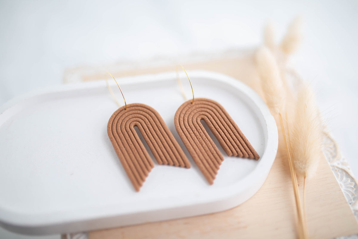 Clay Earrings | Cozy Arches | Cozy Cowgirl Collection