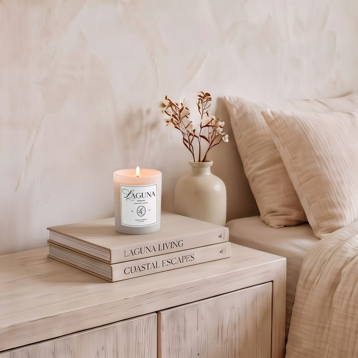 Luxury Candle Laguna Breeze - Sea Salt Scent | 13oz (369)