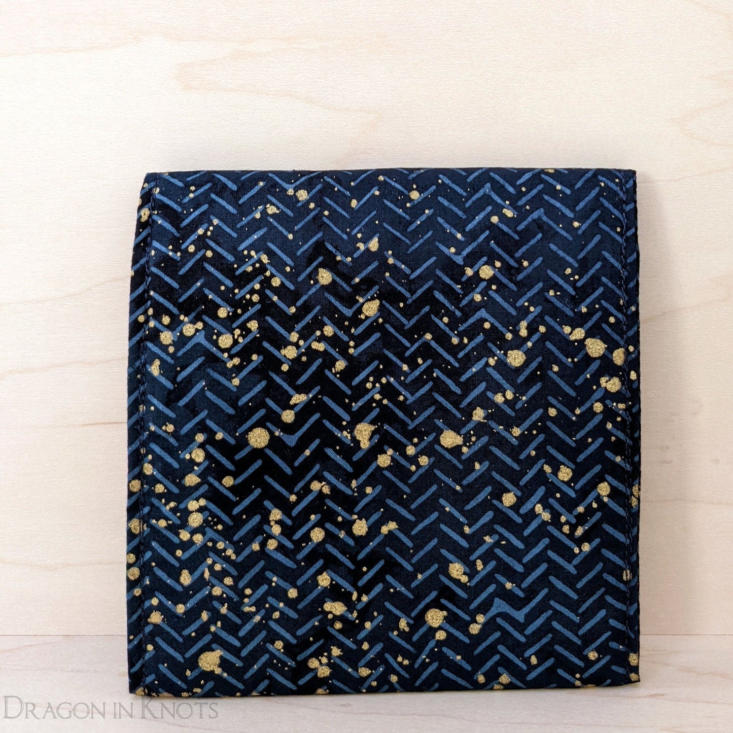 Navy and Gold 4" Accessory Pouch
