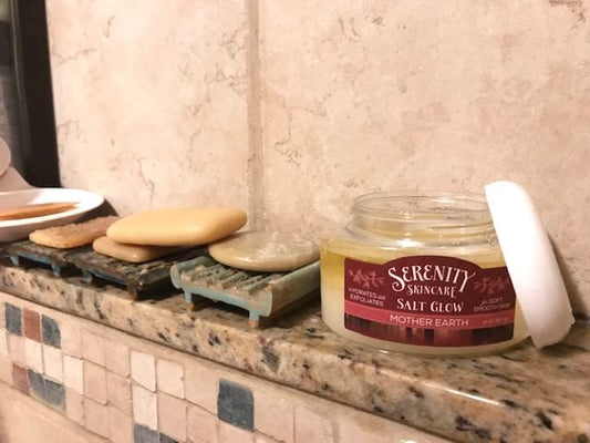 Mother Earth Salt Glow Herbal Exfoliating Scrub - Serenity Acres Farm™