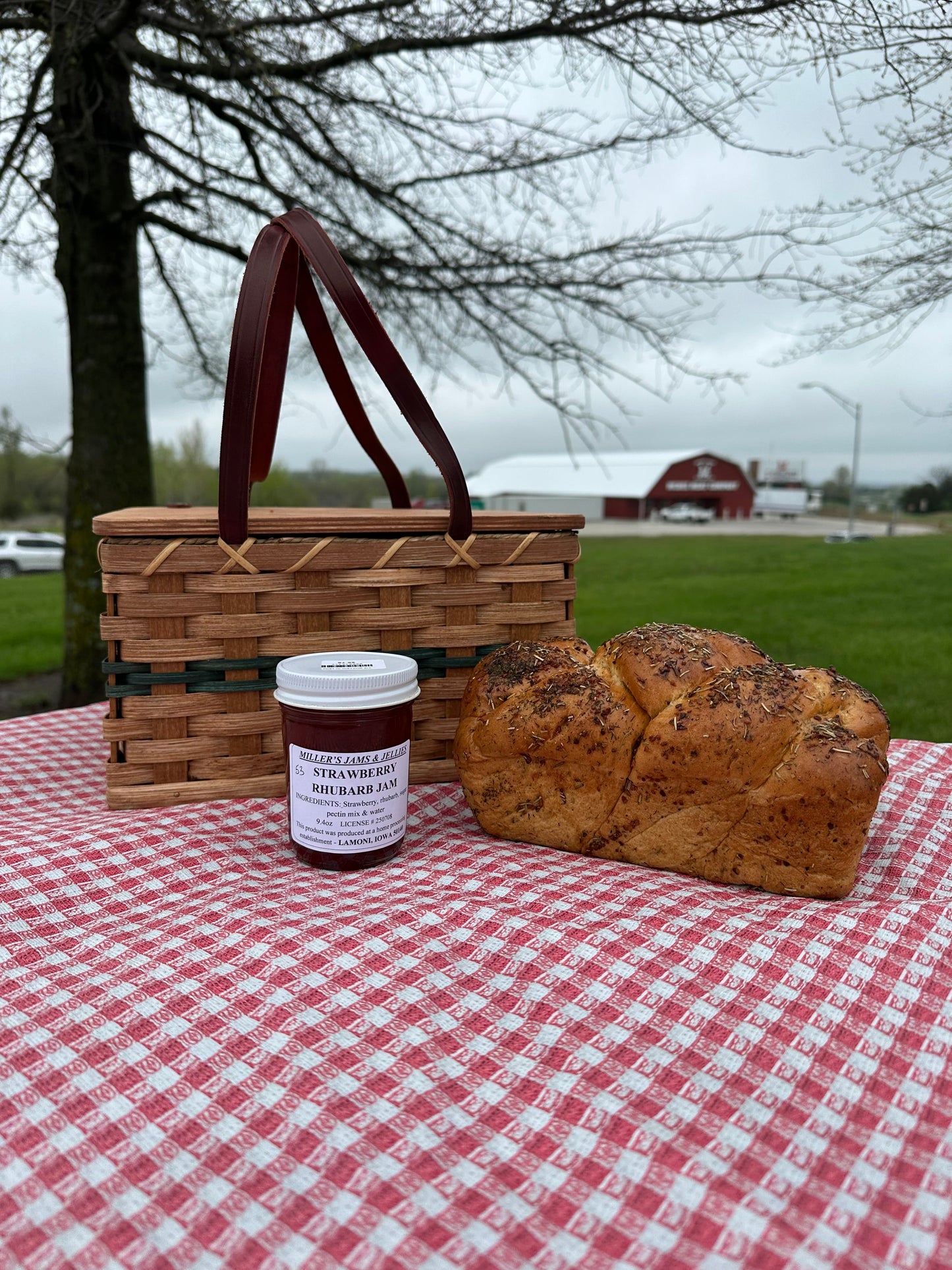 Miller’s Strawberry Rhubarb Jam | Authentic Local Amish-Made Spread
