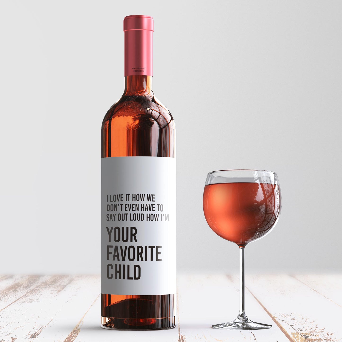 Mother's Day Wine Label and Card