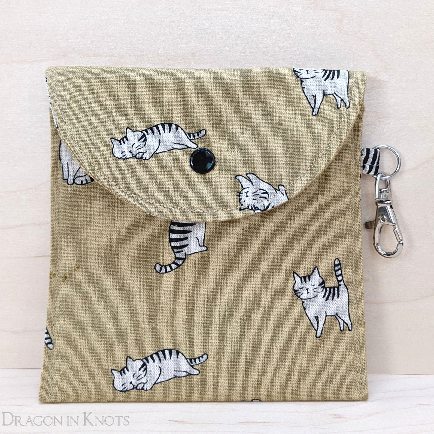 Striped Cats 5in Accessory Pouch