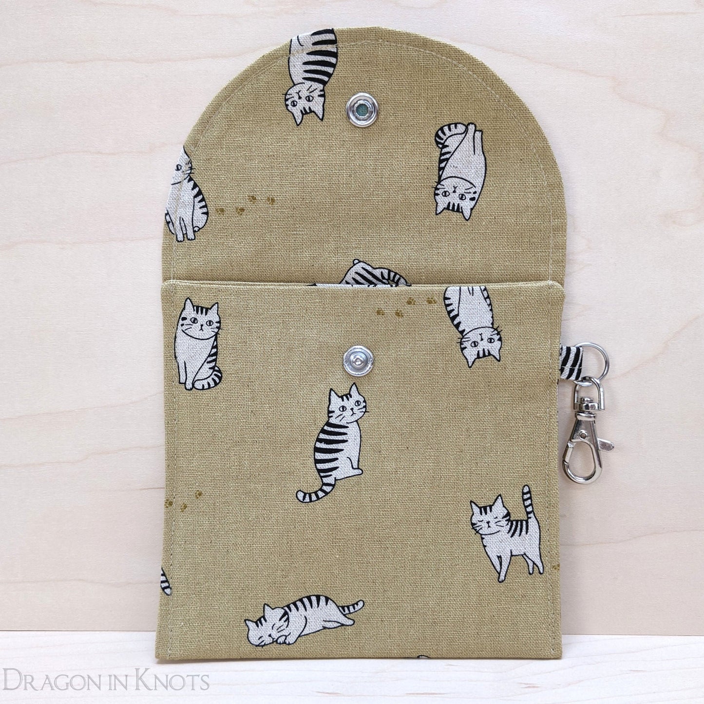 Striped Cats 5in Accessory Pouch