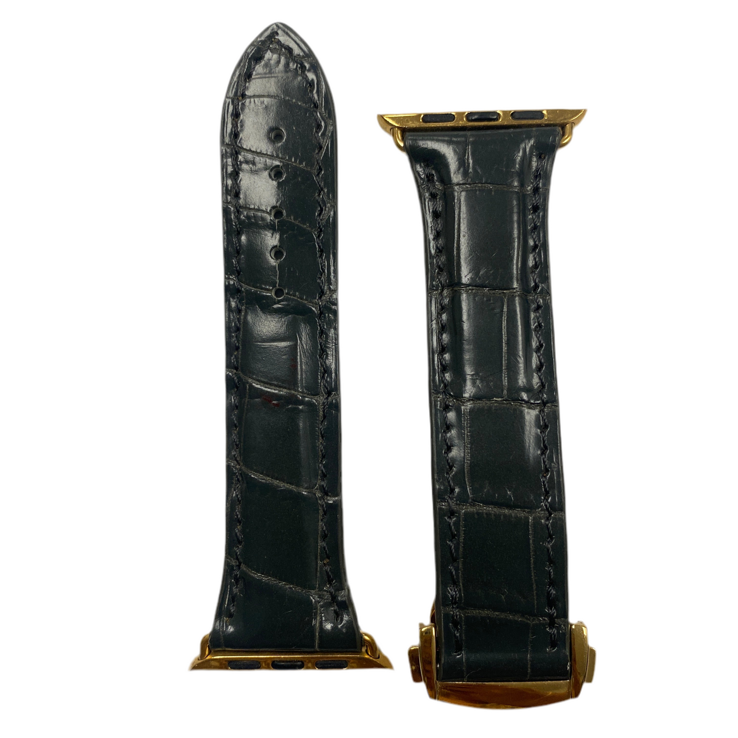 Apple Watch Band, Dark Grey Matte Alligator