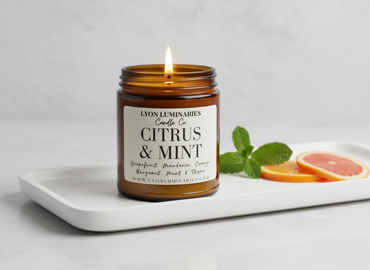 Citrus & Mint Soy Blend Candle