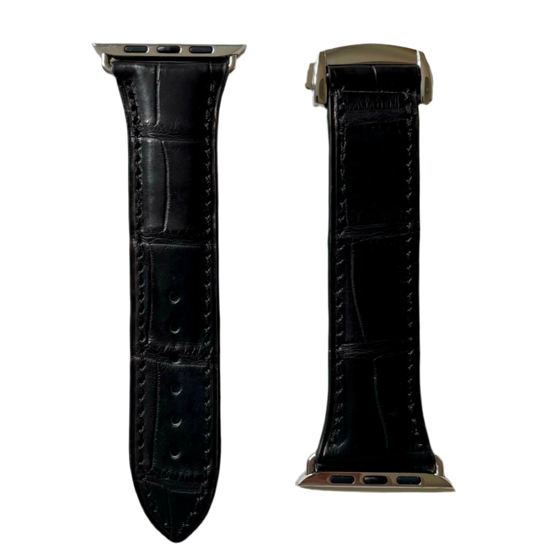 Apple Watch Band, Black Matte Alligator
