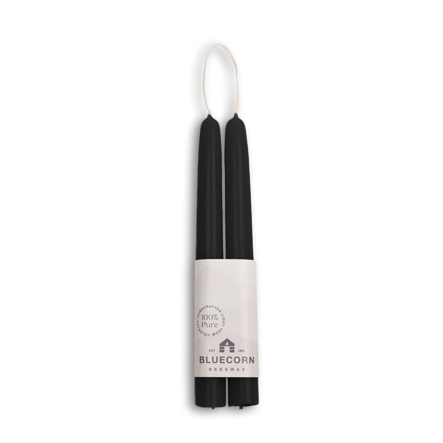 Beeswax Taper Candles - Hand-Dipped - 1 Pair