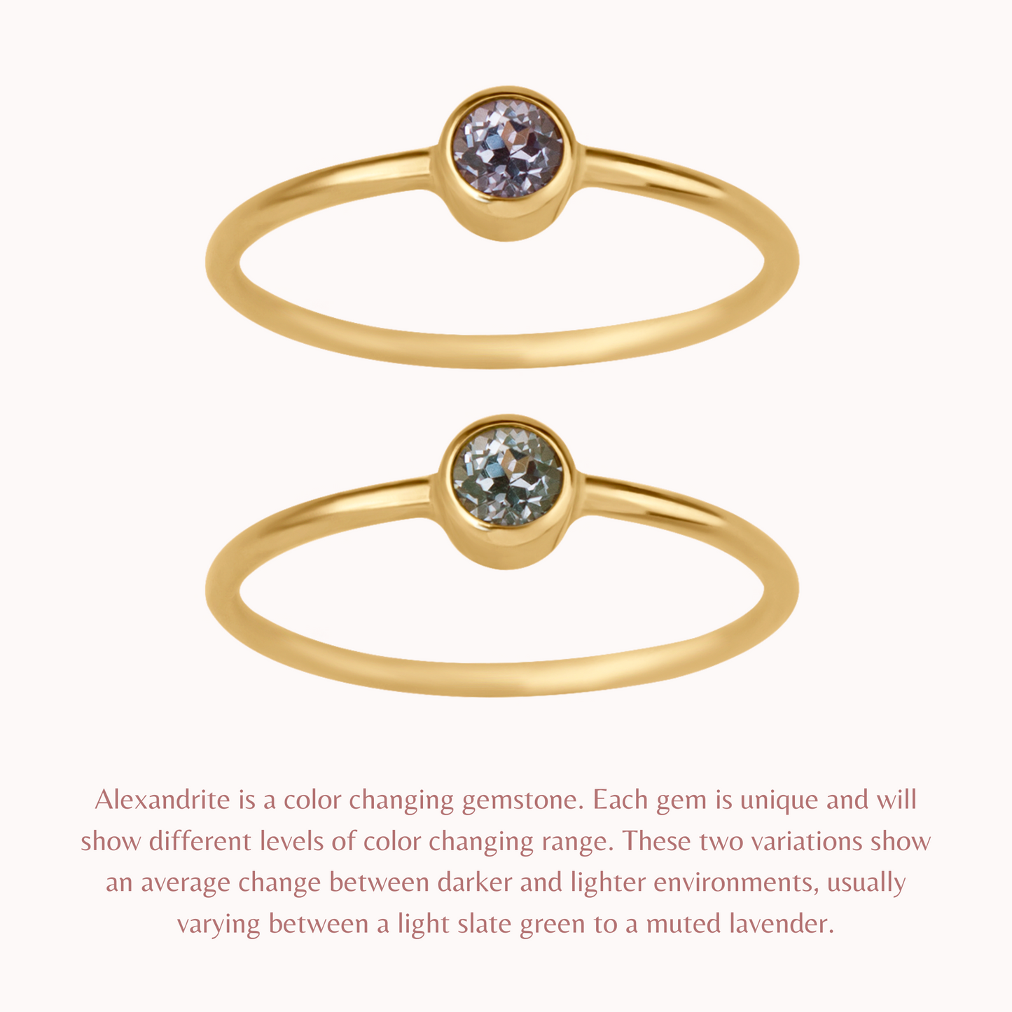June Birthstone Ring ∙ Alexandrite