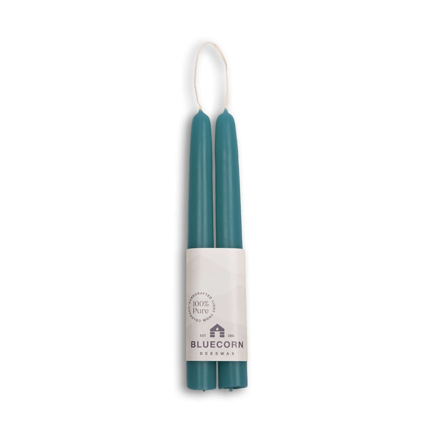 Beeswax Taper Candles - Hand-Dipped - 1 Pair