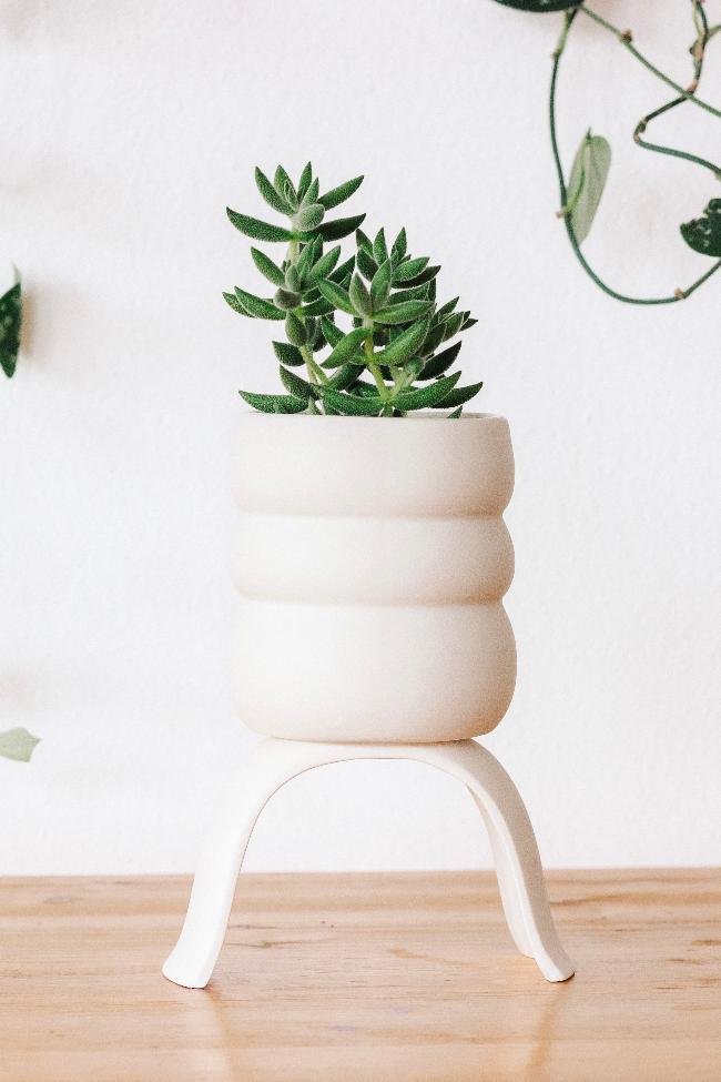 Ceramic Raised Plant Pot